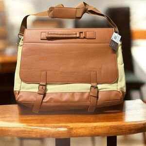 NWT! Brown and Tan Messenger Bag